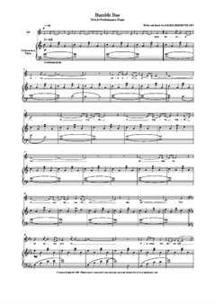 Bumble Bee – performance piano part