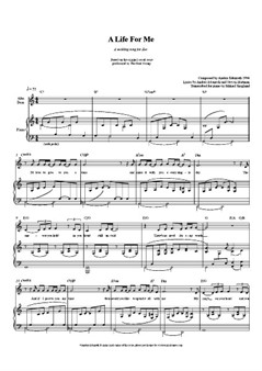 A Life For Me, Alto/Bass solo with piano